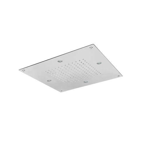 Cabeça de chuveiro de embutir no teto - SF032 D - AQUAelite® - quadrada / tipo chuva / com cromoterapia