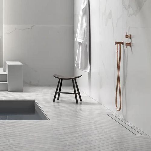 Conjunto de chuveiro de parede - SD027 A - AQUAELITE - contemporâneo / com chuveiro de mão / com cabeça fixa
