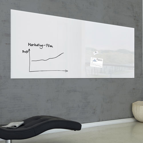 Quadro branco - GL225 - SIGEL GmbH - magnético / de parede / em vidro