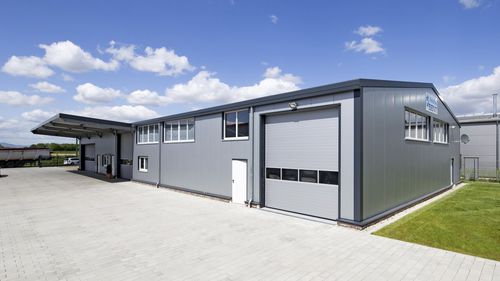 Hangar pré-fabricado - 141 - HALTEC - industrial / em aço
