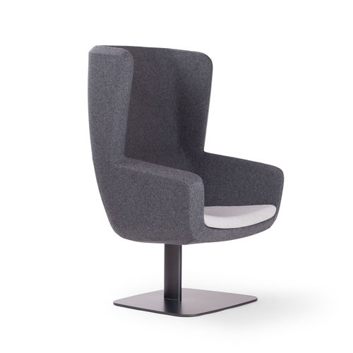 Poltrona para interlocutor contemporânea - ARCA - True Design srl - em tecido / em espuma de poliuretano / estofada