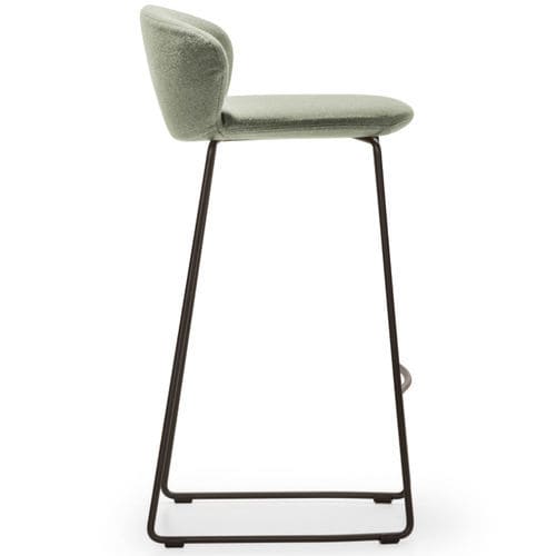 Banqueta contemporânea - NOT - True Design srl - em tecido / com base em aço / com base tipo trenó