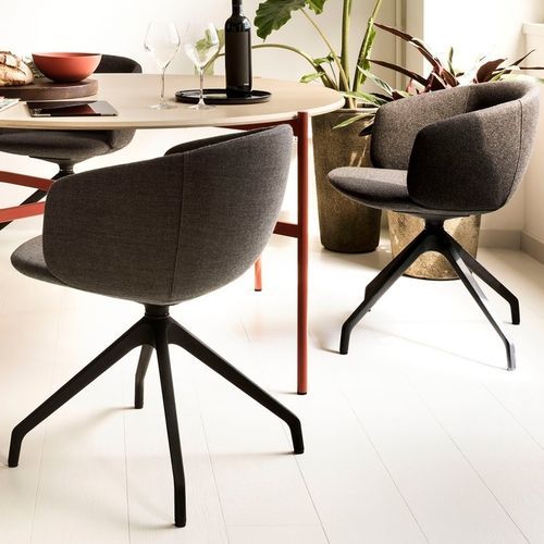 Cadeira de conferência contemporânea - NOT - True Design srl - para ambiente interno / em tecido / em polipropileno