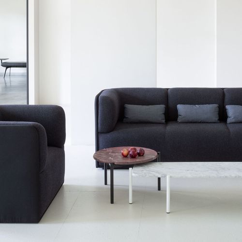 Mesa de centro contemporânea - BLADE  - True Design srl - em MDF / em mármore / com base em aço