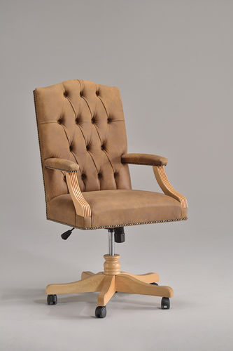 Poltronas de escritório clássica - ARTU OFFICE - Veneta Sedie - em madeira maciça / da linha comercial / com rodízios