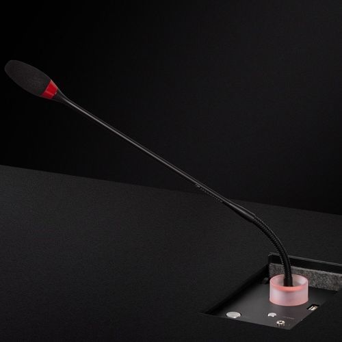 Microfone retrátil - DYNAMICTALK UNDERCOVER - Arthur Holm - para mesa de conferências / motorizado
