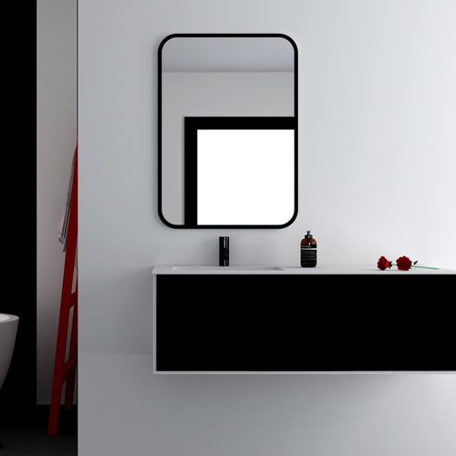 Espelho de parede - APPLE - CODIS - contemporâneo / retangular / com iluminação LED