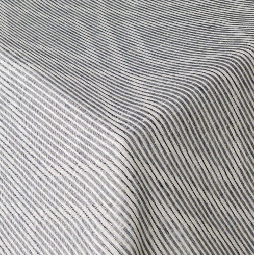 Tecido para cortinas - LINAS - Equipo DRT - listrado / em linho / cinza