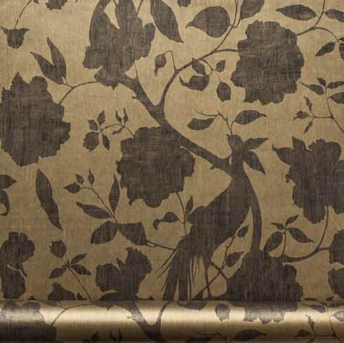 Papel de parede contemporâneo - SENSO NEW - Equipo DRT - com padrão floral / cinza / branco