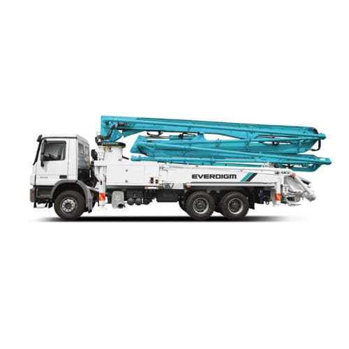 Bomba de concreto móvel - ECP38CX-5 - Everdigm Corp - montada em caminhão