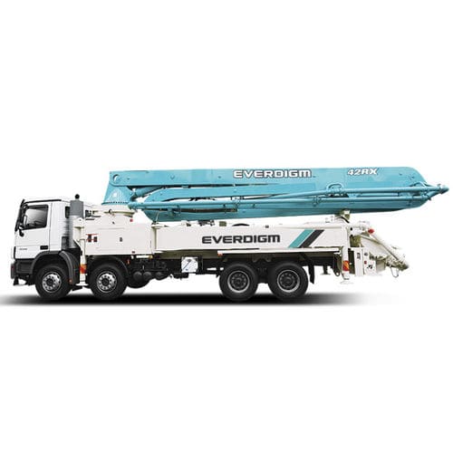 Bomba de concreto móvel - ECP40CX-5 - Everdigm Corp - montada em caminhão