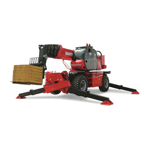 Empilhadeira telescópica de elevação - MRT 3255 PRIVILEGE PLUS - Manitou America's, Inc. - Tier 4 / para obras / rotativa