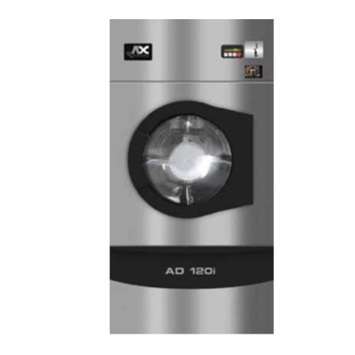 Secadora de roupas profissional - AD-120I - American Dryer Corp. - operada por moedas / de instalação livre / a gás