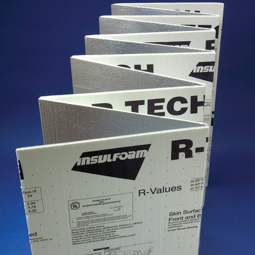 Isolamento térmico - R-TECH® FANFOLD - Insulfoam - em poliestireno expandido / em painéis / para ambiente externo
