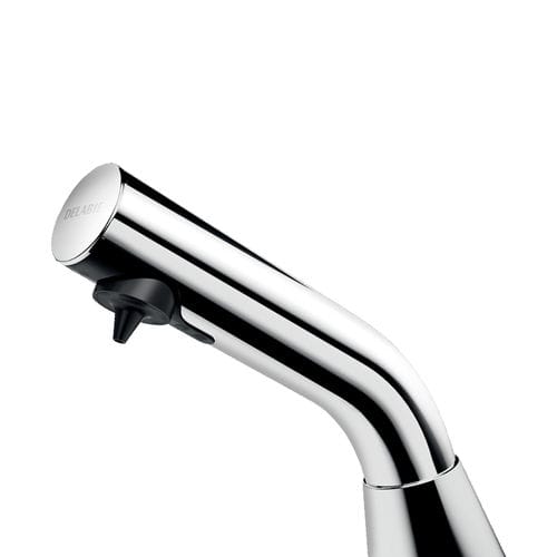 Dispensador de sabonete para banheiro coletivo - BINOPTIC - DELABIE - de bancada / em aço inoxidável / automático