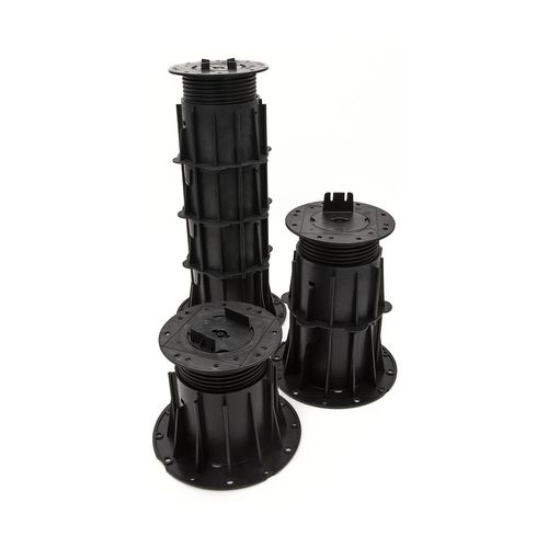 Pedestal para piso elevado em polipropileno - MEGAMART S - IMPERTEK Srl - ajustável / para ambiente externo / para tábuas de deck