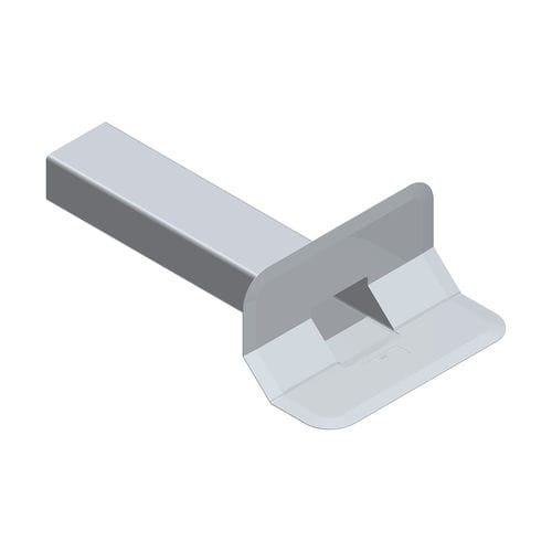 Bocal de saída de água angular - L 425-45&deg; - IMPERTEK Srl - em PVC
