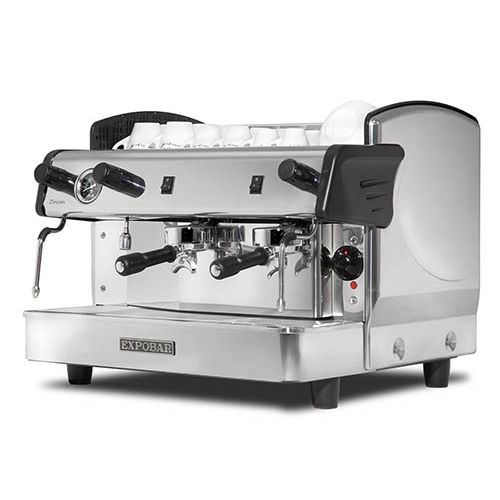 Máquina de café expresso - ZIRCON PULSER 2 GR - CREM INTERNATIONAL - profissional / automática / de 2 grupos
