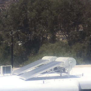Aquecedor solar de água - EUROSTAR MARE - Sole - em telhado / horizontal / profissional