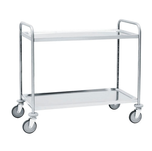 Carrinho de serviço - C200 - TECNOTELAI - da linha comercial / dobrável / em aço inoxidável