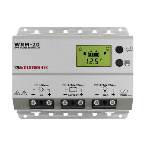 Controlador de carga solar para aplicações fotovoltaicas - WRM20 - WESTERN CO. Srl