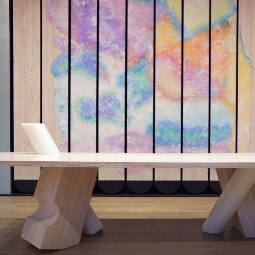 Acabamento de parede para ambiente interno - ARTWORK - BUDRI - em mármore / pintado / efeito 3D