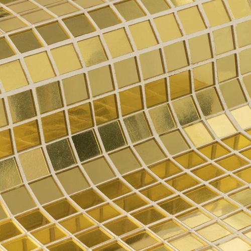 Pastilhas em vidro - Gold 25 - EZARRI MOSAICO - brilhante / para ambiente interno / para ambiente externo