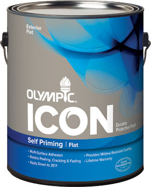 Tinta decorativa - OLYMPIC® ICON™ - OLYMPIC - para ambiente externo / para parede / acrílica