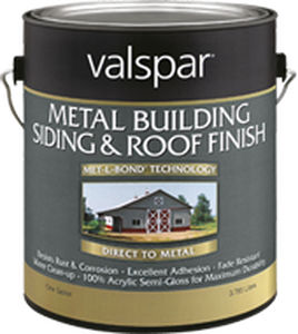 Tinta de proteção - VALSPAR® BUILDING SIDING & ROOF FINISH - VALSPAR - para ambiente externo / para telhado metálico / para metais