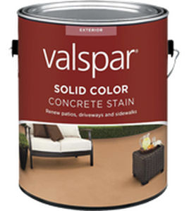 Tinta decorativa - SOLID COLOR CONCRETE STAIN - VALSPAR - de acabamento / para ambiente externo / para piso