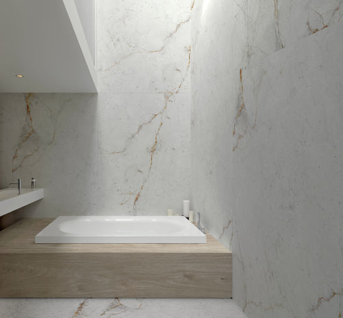 Painel decorativo de revestimento - Abu Dhabi White - NEOLITH - de parede / para ambiente interno / para ambiente externo