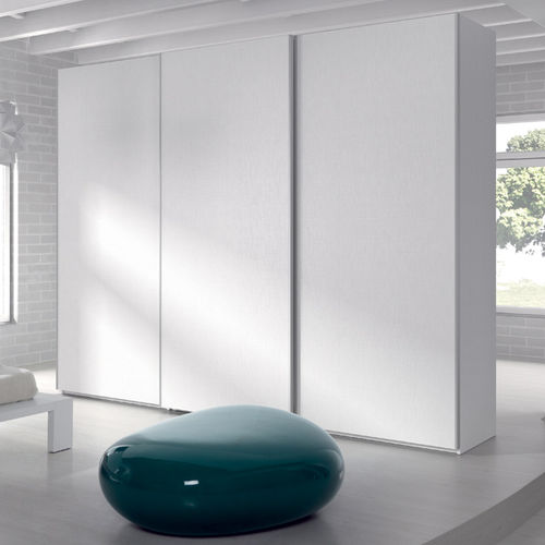 Guarda-roupa contemporâneo - ECCO  - Sistema Midi - em madeira laqueada / com portas de correr