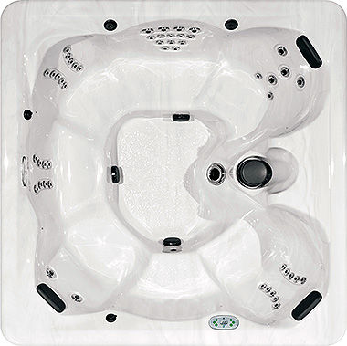 Spa acima do piso - CLS 855 - MASTER SPAS - quadrado / de 7 lugares / da linha residencial