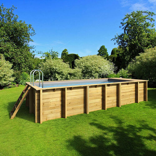 Piscina autoportante - POOL'IN BOX - PROCOPI - pré-fabricada / para ambiente externo / elevada