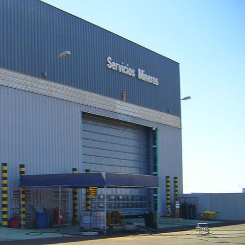 Porta industrial seccionada - MINING  - NERGECO - metálica / alta / para hangar