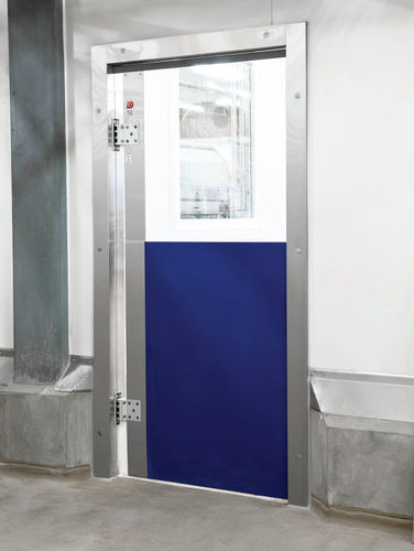 Porta industrial de abrir - ML0051B - DAN-doors - em policarbonato / automática / para a indústria alimentícia
