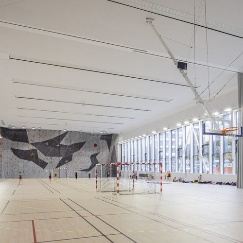 Piso esportivo para ambiente interno - OMNISPORTS PUREPLAY   - Tarkett Sports Indoor - em espuma / vinílico / para escola
