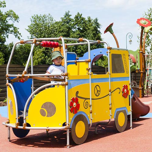 Veículo para parque infantil - MAGIC’COLOR® : CAMPERVAN / JMA-0522 - HUSSON INTERNATIONAL