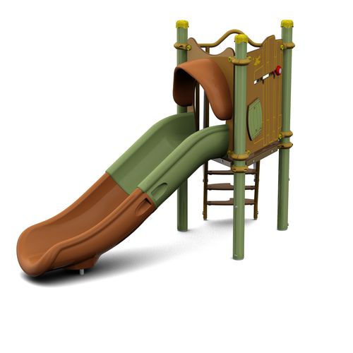 Escorregador reto - PICCOLO 1 FORESTIC : JPX-0002  - HUSSON INTERNATIONAL - para parque infantil