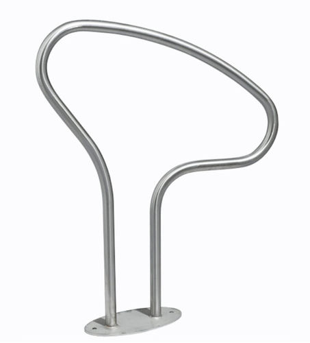 Bicicletário de piso - CYRILUS - HUSSON INTERNATIONAL - para espaço público / em aço inoxidável / da linha comercial