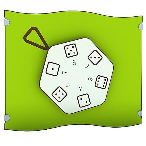 Painel de atividades lúdicas com roda - DICE WHEEL  - eibe Produktion + Vertrieb GmbH & Co KG