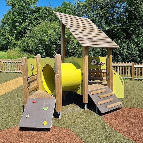 Estrutura lúdica para parque infantil - KAMET - eibe Produktion + Vertrieb GmbH & Co KG - em aço / em plástico reforçado de fibra de vidro / em HPL