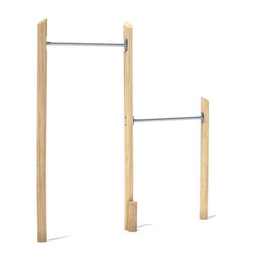 Barra de elevação dupla - 55207506300 - eibe Produktion + Vertrieb GmbH & Co KG - em aço inoxidável / em madeira / para ambiente externo