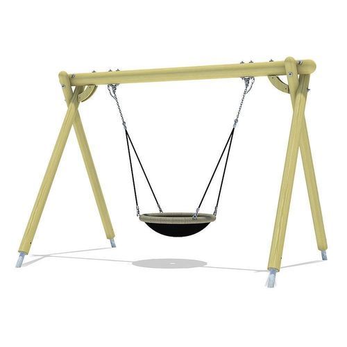 Balanço em madeira - TODDLER FALCON - eibe Produktion + Vertrieb GmbH & Co KG - em aço inoxidável / para playground / redondo (ninho)