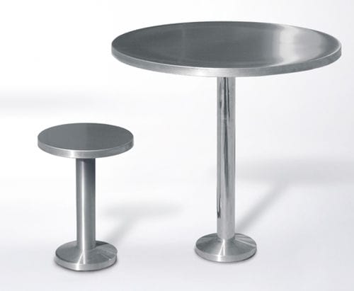 Base de mesa em aço inoxidável - FIXED - botton & gardiner urban furniture - contemporânea / da linha comercial