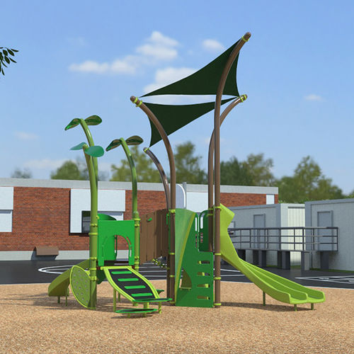 Estrutura lúdica para parque infantil - Sprig™ - Design 6502 - LANDSCAPE STRUCTURES - metálica / modular