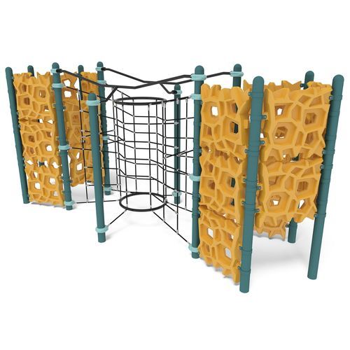 Estrutura lúdica para escalada - GeoPlex® Labyrinth Climber - Design 5107 - LANDSCAPE STRUCTURES - para parque infantil / em aço revestido a pó / em polietileno