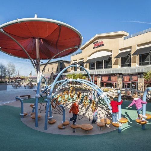 Estrutura lúdica para parque infantil - Evos&reg; - Design 7673 - LANDSCAPE STRUCTURES - em aço inoxidável / em aço revestido a pó / em polietileno