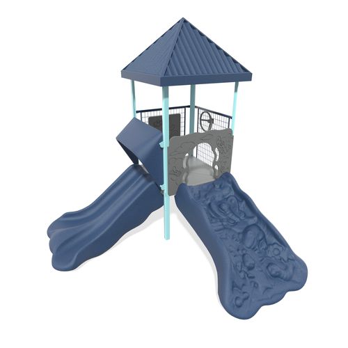 Estrutura lúdica para parque infantil - PlaySense - Design 42 - LANDSCAPE STRUCTURES - em aço revestido a pó / em polietileno / em plástico reciclado