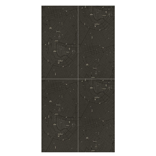 Painel decorativo em cerâmica - SLMWURBANBL - Devon&Devon - para ambiente interno / liso / ignífugo